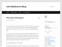 Tablet Screenshot of blogjam.name