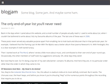Tablet Screenshot of blogjam.com